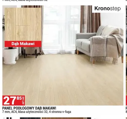 Panel podłogowy Dąb Makawi Kronostep promocja w Merkury Market