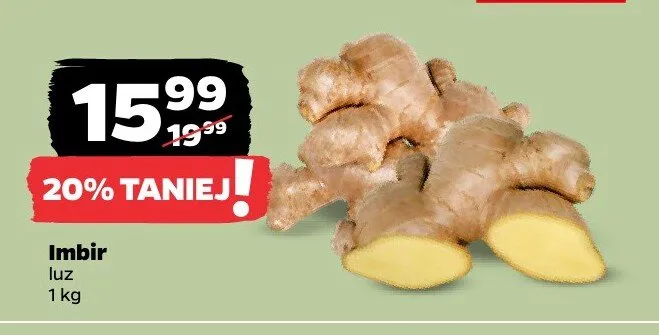Imbir promocja w Netto