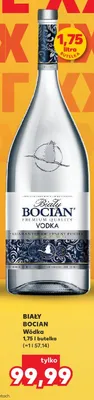 Wódka Biały Bocian 40% alk. promocja w Kaufland