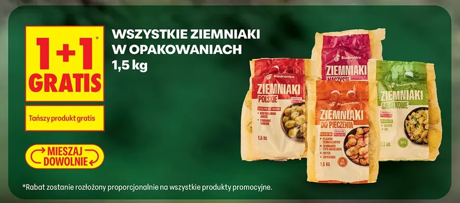 Ziemniaki polskie Biedronka promocja w Biedronka