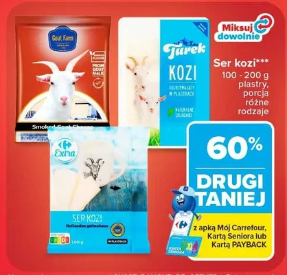 Ser kozi Turek Kozi plastry promocja w Carrefour