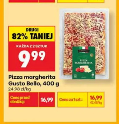 Pizza margherita Gusto Bello promocja w Biedronka