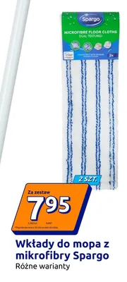 Wkłady do mopa z mikrofibry Spargo 2-pak promocja w Action