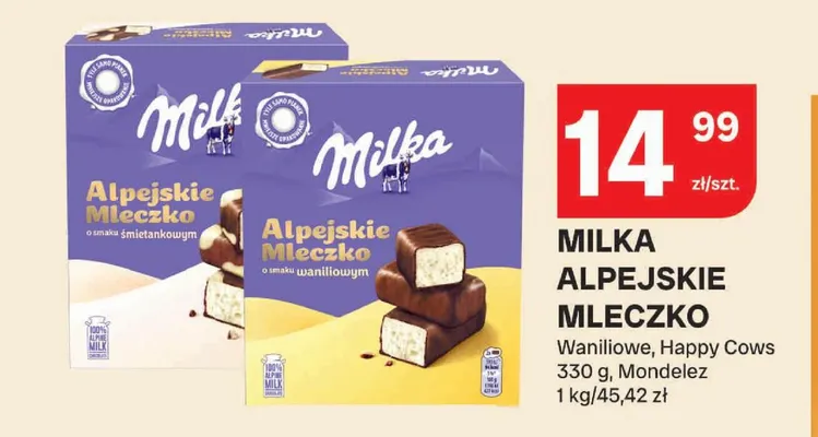 Alpejskie Mleczko Milka Happy Cows promocja w Chorten