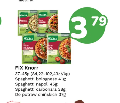 Fix Knorr Spaghetti napoli promocja w Limonka