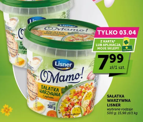 Sałatka warzywna O Mamo! wybrane rodzaje promocja w ABC