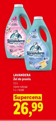 Żel do prania Lavandera Flores de Cerezo promocja w Lidl