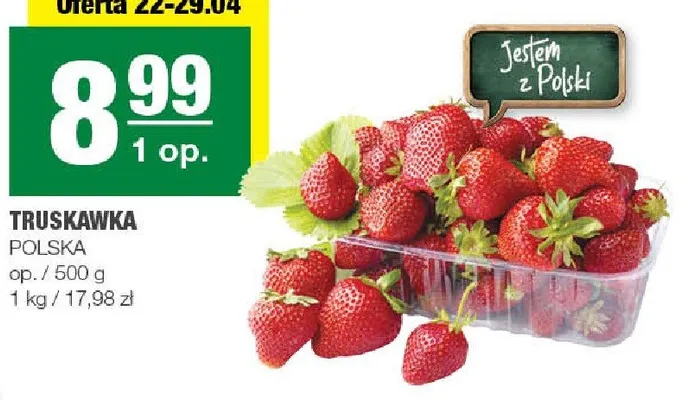 Truskawka polska promocja w SPAR