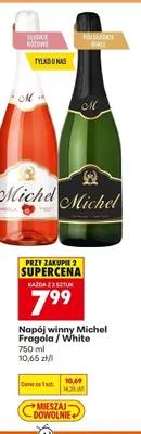 Napój winny Michel Fragola promocja w Biedronka