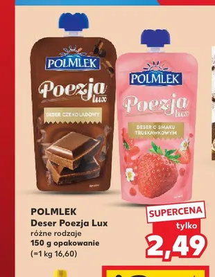 Deser Poezja Lux Polmlek promocja w Kaufland