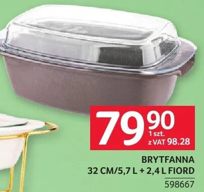 Brytfanna FIORD 32 CM/5.7 L + 2.4 L promocja w Selgros