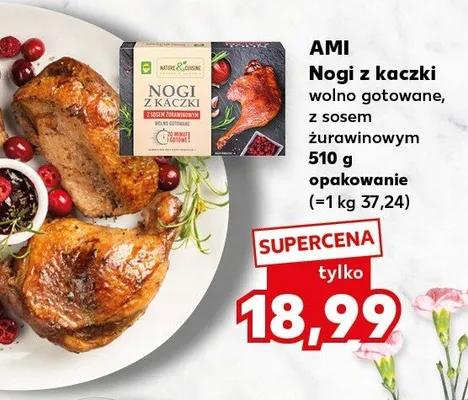 Nogi z kaczki wolno gotowane, z sosem żurawinowym promocja w Kaufland