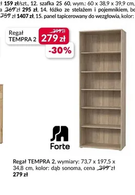 Regał Tempra 2 promocja w Salony Agata