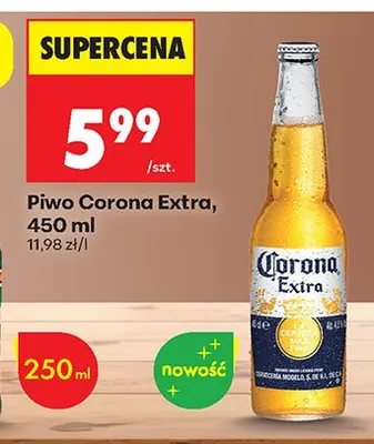 Piwo Corona Extra promocja w Biedronka