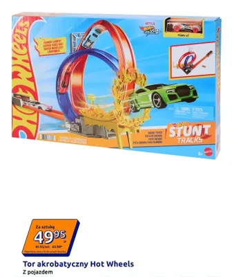 Tor akrobatyczny Hot Wheels Stunt Tracks z pojazdem promocja w Action
