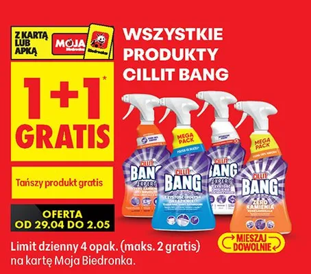 Środek czyszczący Cillit Bang promocja w Biedronka
