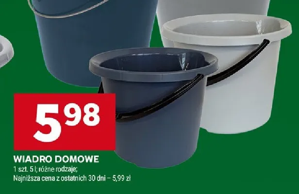 Wiadro domowe promocja w Stokrotka
