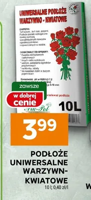 Podłoże uniwersalne warzywno-kwiatowe promocja w Stokrotka