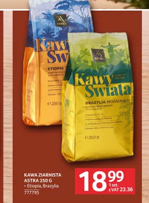 Kawa ziarnista Astra Etiopia promocja w Selgros