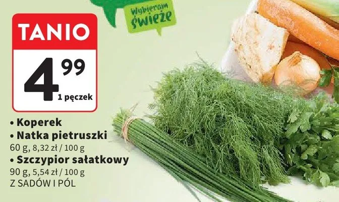 Szczypior sałatkowy Z Sadów i Pól promocja w Intermarche