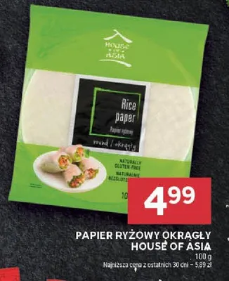 Papier ryżowy okrągły promocja w Stokrotka