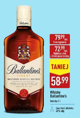 Whisky Ballantine's promocja w Aldi
