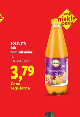 Sok multiwitamina Solevita promocja w Lidl