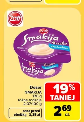 Deser Smakija promocja w Carrefour