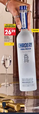Wódka Chrobry 37,5% promocja w Biedronka