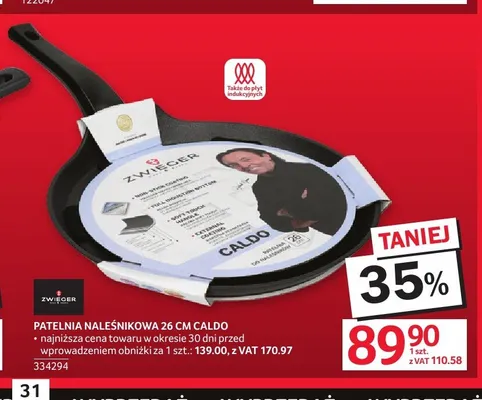 Patelnia naleśnikowa Zwieger Caldo 26 cm promocja w Selgros