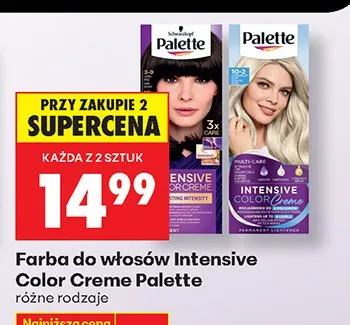 Farba do włosów Palette Intensive Color Creme różne rodzaje promocja w Biedronka