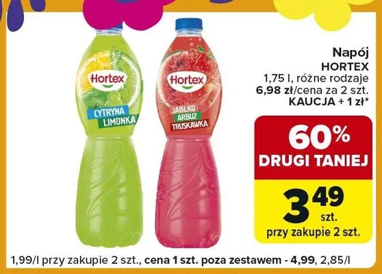 Napój różne rodzaje promocja w Carrefour Express