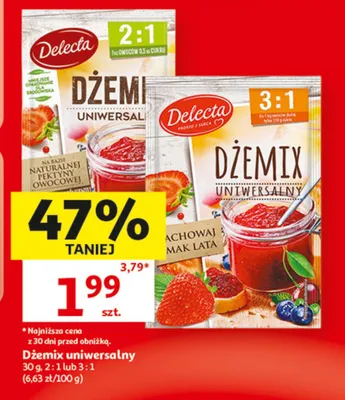 Dżemix uniwersalny Delecta 2:1 promocja w Auchan