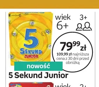 Gra 5 Sekund Junior promocja w Empik