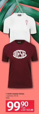 T-shirt damski Diesel promocja w Selgros