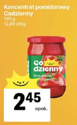 Koncentrat pomidorowy Codzienny promocja w Delikatesy Centrum