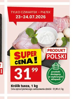 Królik tusza promocja w Twój Market