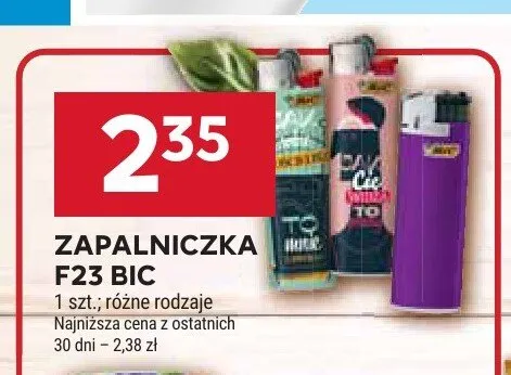 Zapalniczka Bic promocja w Stokrotka