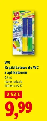 Krążki żelowe do WC z aplikatorem promocja w Lidl