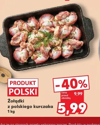 Żołądki z polskiego kurczaka promocja w Kaufland