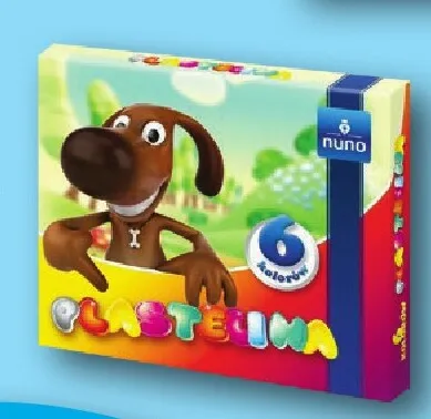 Plastelina Nuno 6 kolorów promocja w Selgros