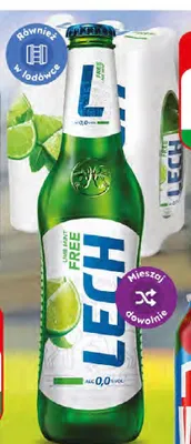 Piwo bezalkoholowe Lech Free Lime Mint promocja w Dino