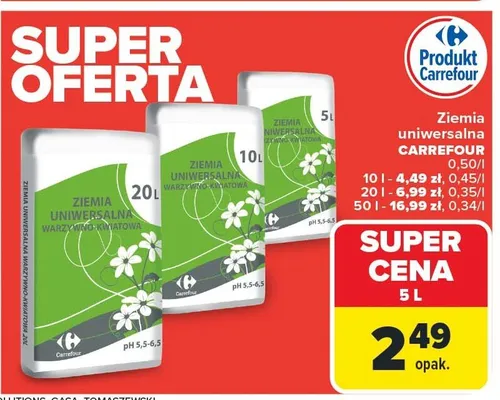 Ziemia uniwersalna CARREFOUR promocja w Carrefour
