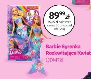Lalka Barbie Syrenka Rozkwitające Kwiaty promocja w Empik