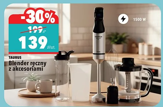 Blender ręczny z akcesoriami promocja w Biedronka