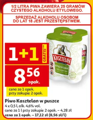 Piwo promocja w Auchan