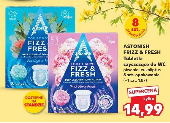 Tabletki czyszczące do WC eukaliptus promocja w Kaufland