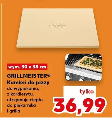 Kamień do pizzy Grillmeister 30x38cm z kordierytu do piekarnika i grilla promocja w Kaufland