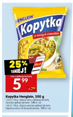 Kopytka Henglein promocja w Twój Market
