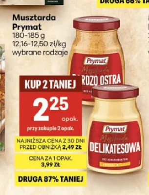 Musztarda Prymat delikatesowa promocja w Delikatesy Centrum